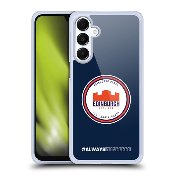 Edinburgh Rugby Graphics 150th Logo Soft Gel Case for Samsung Galaxy A16 5G & MagSafe