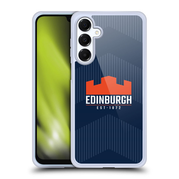 Edinburgh Rugby Graphics Lines Soft Gel Case for Samsung Galaxy A16 5G & MagSafe