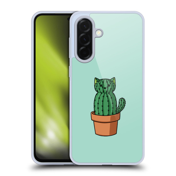 Beth Wilson Doodlecats Cactus Soft Gel Case for Samsung Galaxy A36 5G