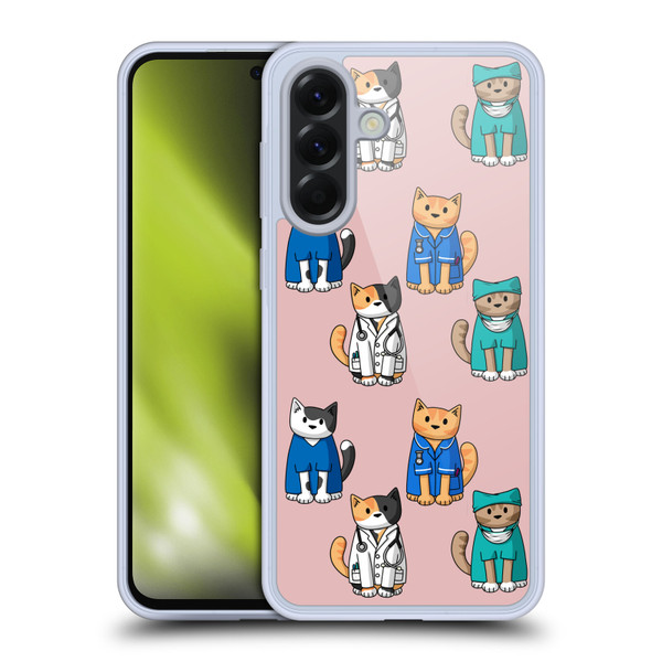 Beth Wilson Doodle Cats 2 Professionals Soft Gel Case for Samsung Galaxy A56 5G