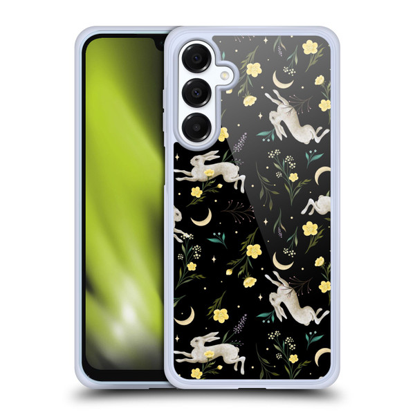 Episodic Drawing Pattern Bunny Night Soft Gel Case for Samsung Galaxy A16 5G & MagSafe