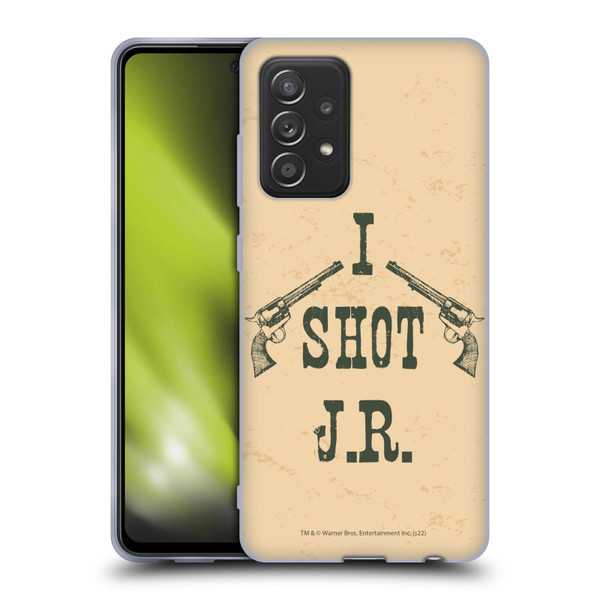 Dallas: Television Series Graphics Typography Soft Gel Case for Samsung Galaxy A52 / A52s / 5G (2021)