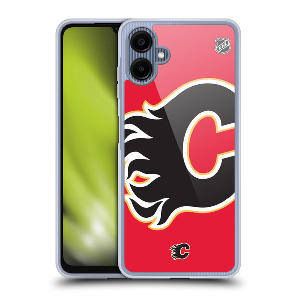 NHL Calgary Flames Oversized Soft Gel Case for Samsung Galaxy A06 4G / 5G