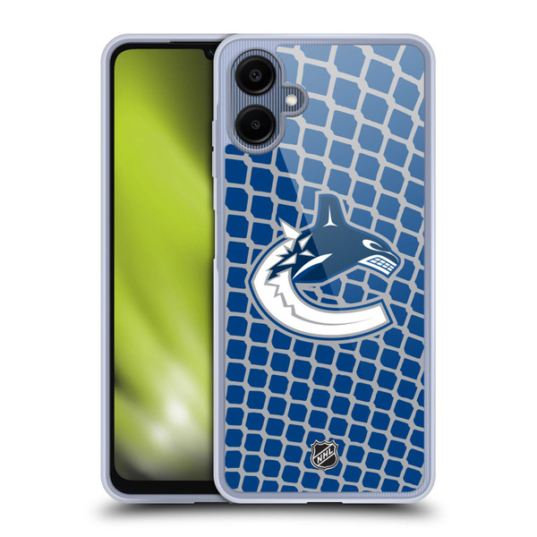 NHL Vancouver Canucks Net Pattern Soft Gel Case for Samsung Galaxy A06 4G / 5G