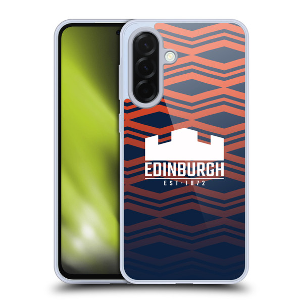 Edinburgh Rugby Graphics Pattern Gradient Soft Gel Case for Samsung Galaxy A36 5G