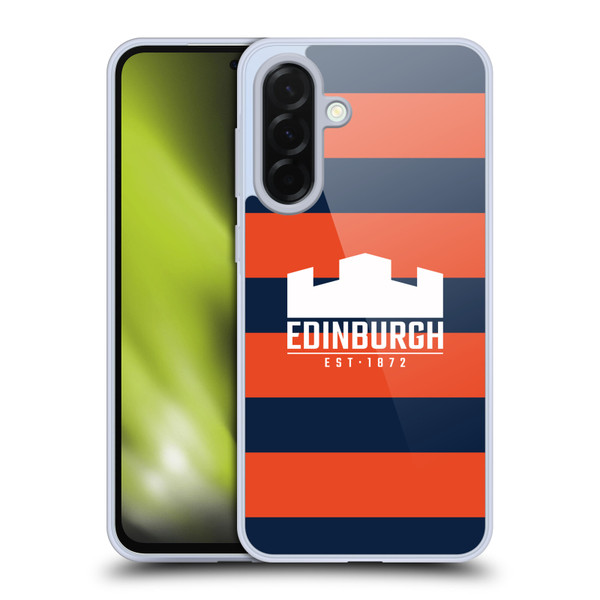 Edinburgh Rugby Graphics Stripes Soft Gel Case for Samsung Galaxy A36 5G