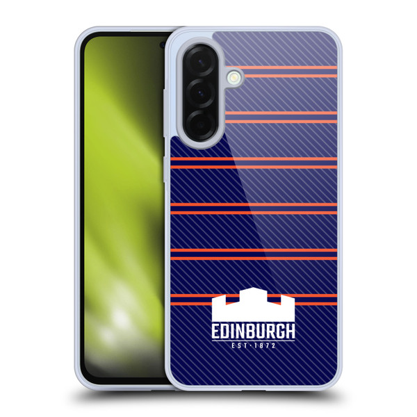 Edinburgh Rugby Logo 2 Stripes Soft Gel Case for Samsung Galaxy A36 5G