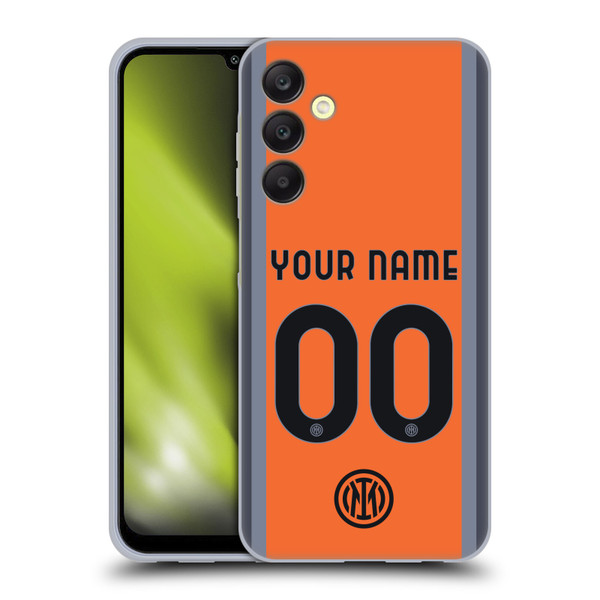 Custom Customised Personalised Inter Milan 2023/24 Kit Third Soft Gel Case for Samsung Galaxy A25 5G