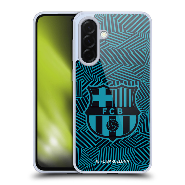 FC Barcelona Crest Black Soft Gel Case for Samsung Galaxy A36 5G
