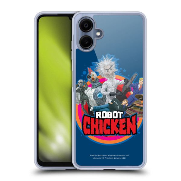 Robot Chicken Graphics Characters Soft Gel Case for Samsung Galaxy A06 4G / 5G