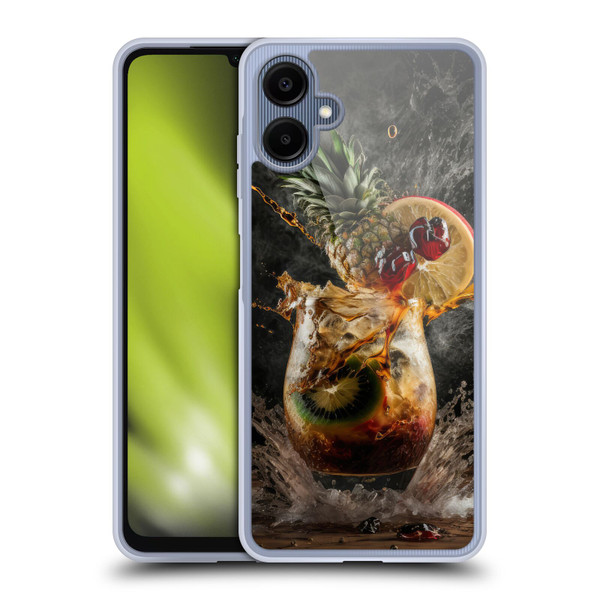 Spacescapes Cocktails Exploding Mai Tai Soft Gel Case for Samsung Galaxy A06 4G / 5G
