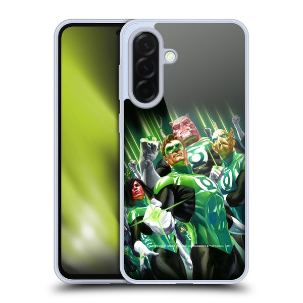 Green Lantern DC Comics Comic Book Covers Group Soft Gel Case for Samsung Galaxy A36 5G