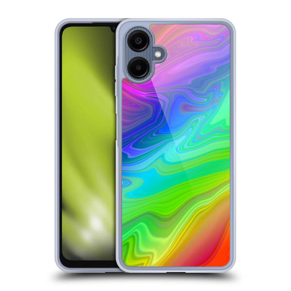 Suzan Lind Marble Rainbow Soft Gel Case for Samsung Galaxy A06 4G / 5G