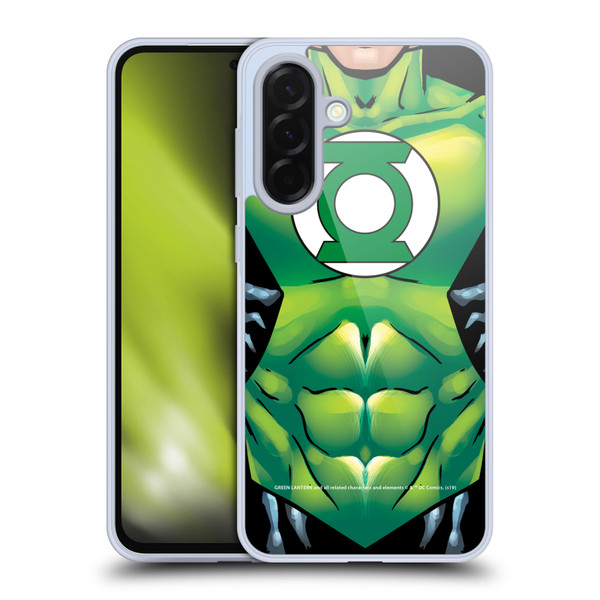 Green Lantern DC Comics Logos Uniform Soft Gel Case for Samsung Galaxy A36 5G