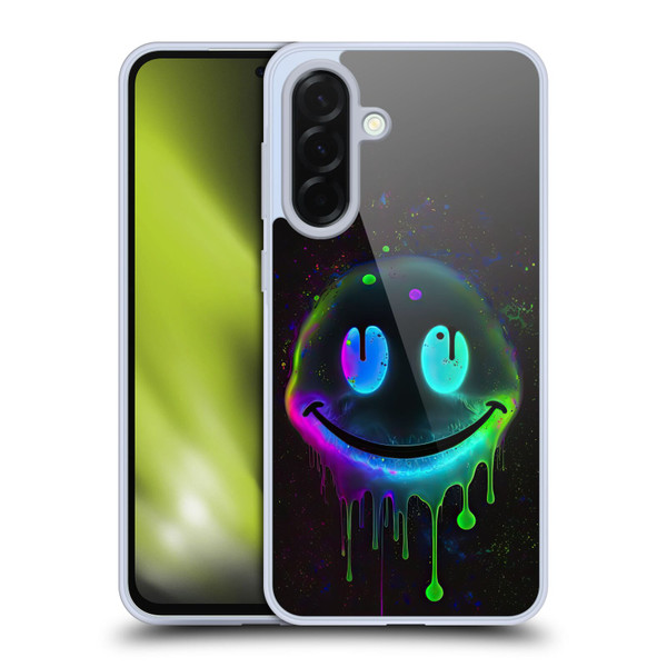 Wumples Cosmic Arts Drip Smiley Soft Gel Case for Samsung Galaxy A36 5G
