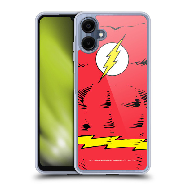 The Flash DC Comics Logo Costume Soft Gel Case for Samsung Galaxy A06 4G / 5G