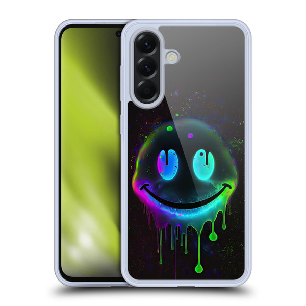 Wumples Cosmic Arts Drip Smiley Soft Gel Case for Samsung Galaxy A56 5G