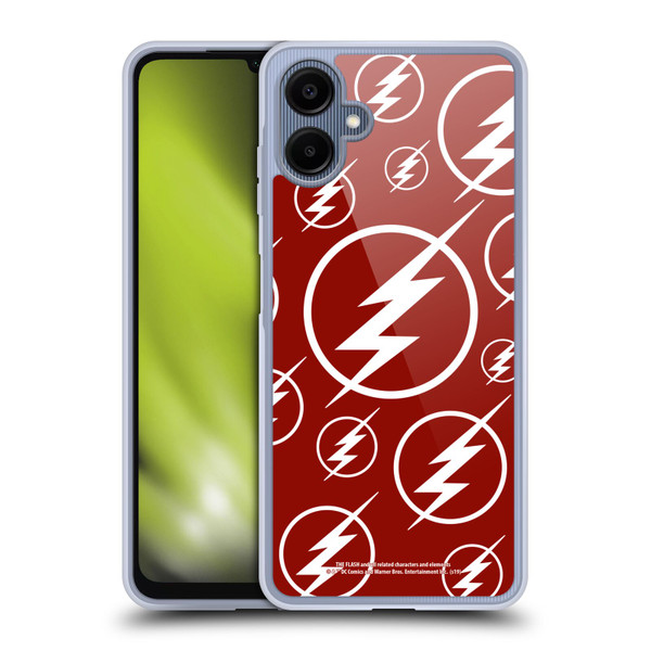The Flash TV Series Logos Pattern Soft Gel Case for Samsung Galaxy A06 4G / 5G