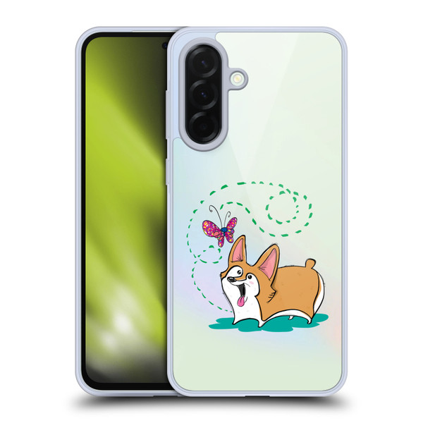 Grace Illustration Dogs Corgi Soft Gel Case for Samsung Galaxy A36 5G