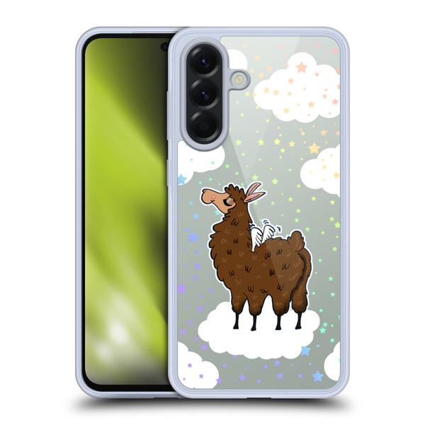 Grace Illustration Llama Pegasus Soft Gel Case for Samsung Galaxy A56 5G