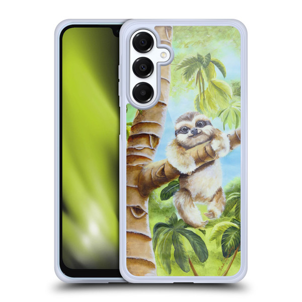 Lisa Sparling Creatures Cutest Sloth Soft Gel Case for Samsung Galaxy A16 5G & MagSafe