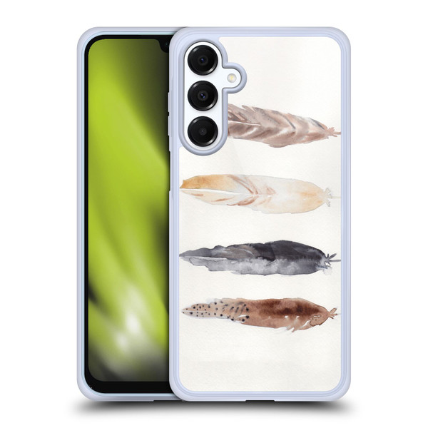 Mai Autumn Feathers Pattern Soft Gel Case for Samsung Galaxy A16 5G & MagSafe