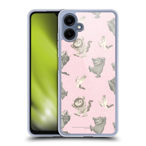 Where the Wild Things Are Literary Graphics Pink Pattern Soft Gel Case for Samsung Galaxy A06 4G / 5G