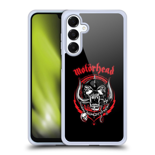 Motorhead Logo Everything Louder Than Everything Else Soft Gel Case for Samsung Galaxy A16 5G & MagSafe