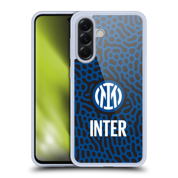 Fc Internazionale Milano Patterns Abstract 2 Soft Gel Case for Samsung Galaxy A56 5G