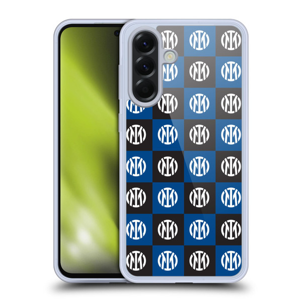 Fc Internazionale Milano Patterns Crest Soft Gel Case for Samsung Galaxy A56 5G