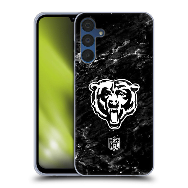 NFL Chicago Bears Artwork Marble Soft Gel Case for Samsung Galaxy A15 & MagSafe