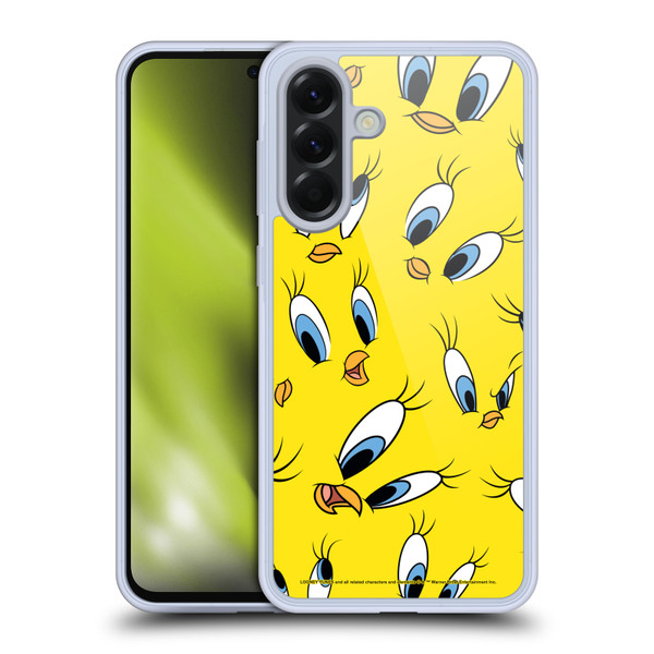 Looney Tunes Patterns Tweety Soft Gel Case for Samsung Galaxy A56 5G