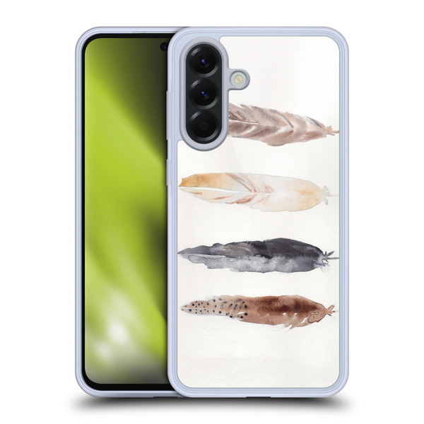 Mai Autumn Feathers Pattern Soft Gel Case for Samsung Galaxy A56 5G