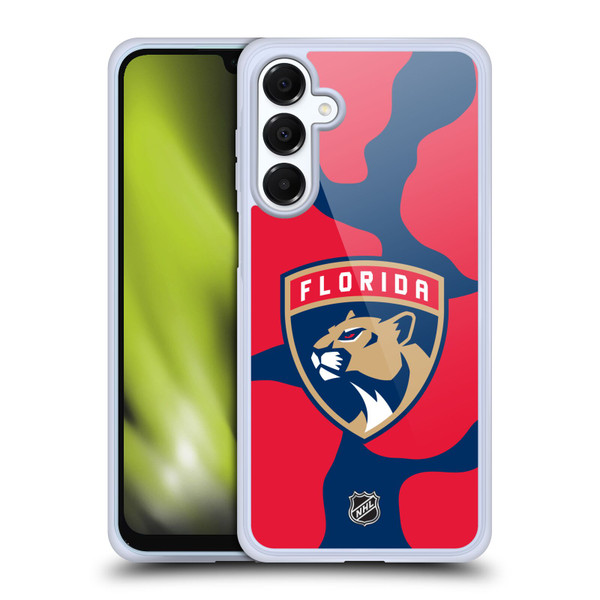 NHL Florida Panthers Cow Pattern Soft Gel Case for Samsung Galaxy A16 5G & MagSafe