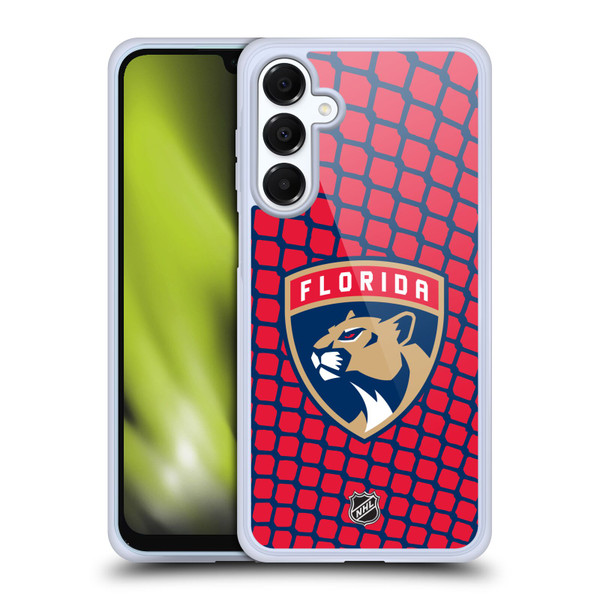 NHL Florida Panthers Net Pattern Soft Gel Case for Samsung Galaxy A16 5G & MagSafe