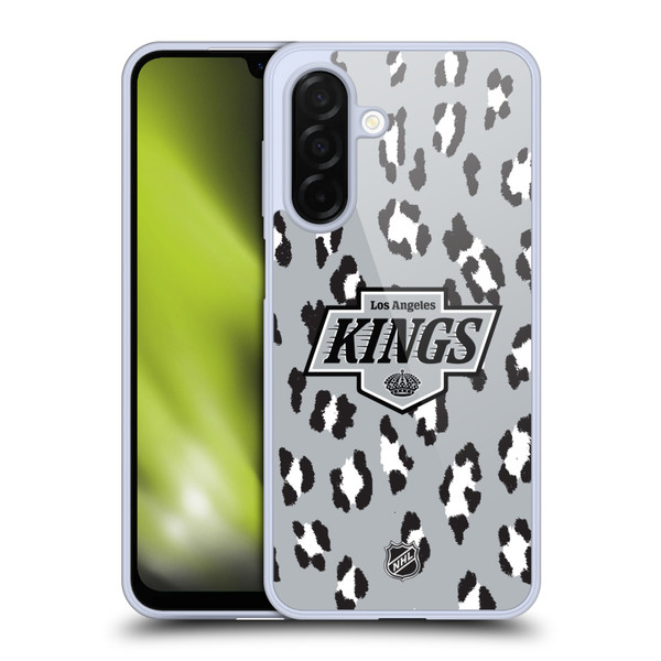 NHL Los Angeles Kings Leopard Pattern Soft Gel Case for Samsung Galaxy A26 5G