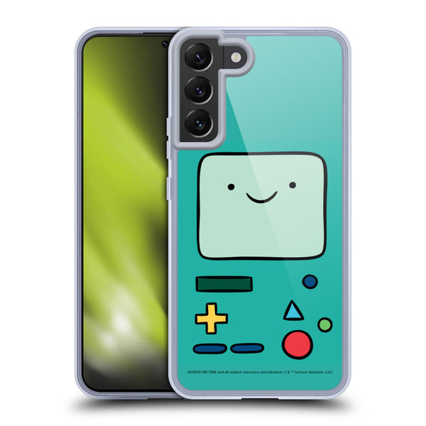 Adventure Time Graphics BMO Soft Gel Case for Samsung Galaxy S22+ 5G & MagSafe