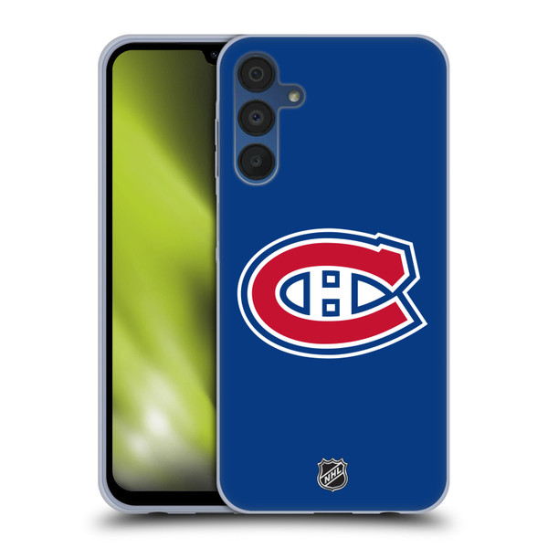 NHL Montreal Canadiens Plain Soft Gel Case for Samsung Galaxy A15 & MagSafe