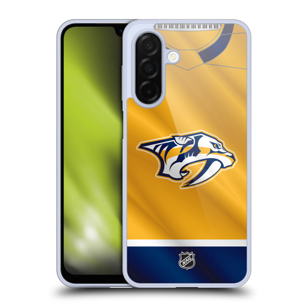 NHL Nashville Predators Jersey Soft Gel Case for Samsung Galaxy A26 5G