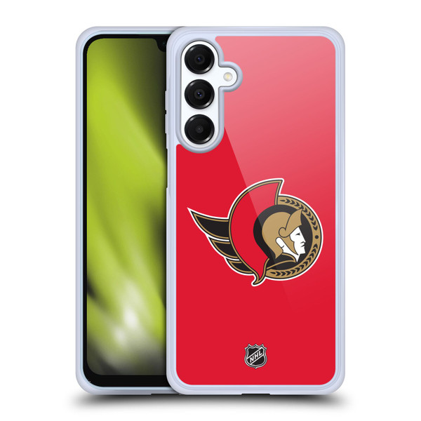 NHL Ottawa Senators Plain Soft Gel Case for Samsung Galaxy A16 5G & MagSafe