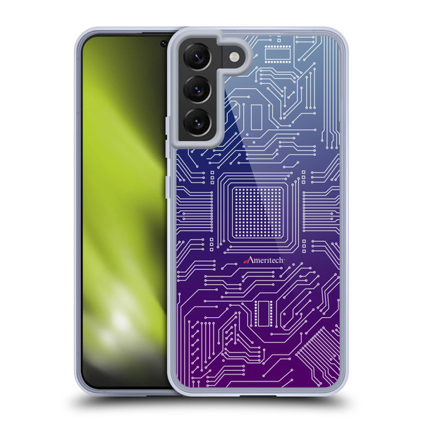 Ameritech Graphics Circuit Board Soft Gel Case for Samsung Galaxy S22+ 5G & MagSafe
