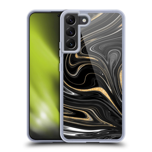 Ameritech Graphics Marble Agate Soft Gel Case for Samsung Galaxy S22+ 5G & MagSafe