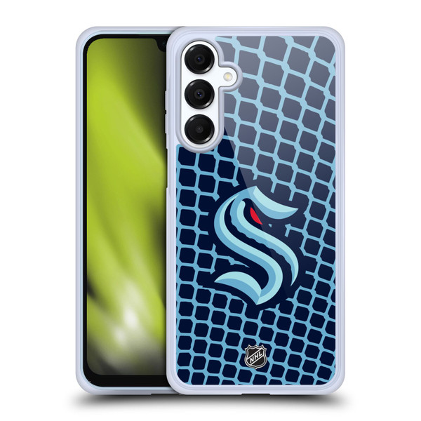 NHL Seattle Kraken Net Pattern Soft Gel Case for Samsung Galaxy A16 5G & MagSafe