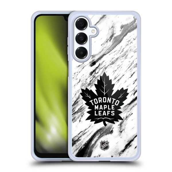 NHL Toronto Maple Leafs Marble Soft Gel Case for Samsung Galaxy A16 5G & MagSafe