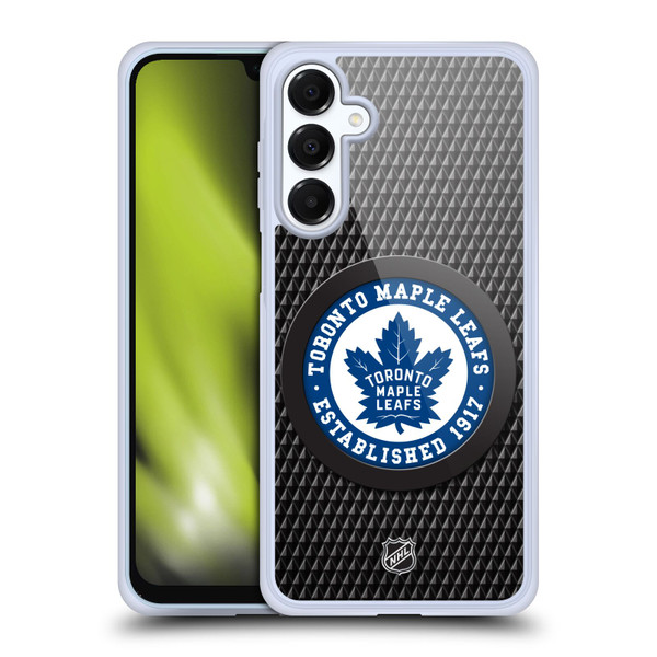 NHL Toronto Maple Leafs Puck Texture Soft Gel Case for Samsung Galaxy A16 5G & MagSafe
