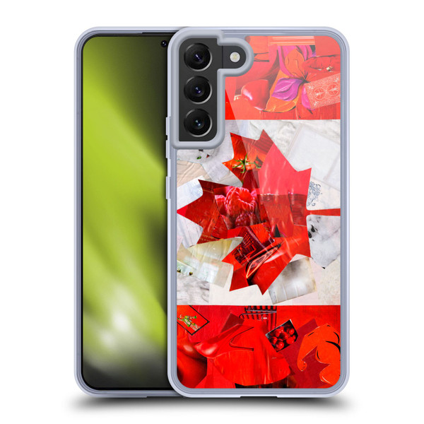 Artpoptart Flags Canada Soft Gel Case for Samsung Galaxy S22+ 5G & MagSafe