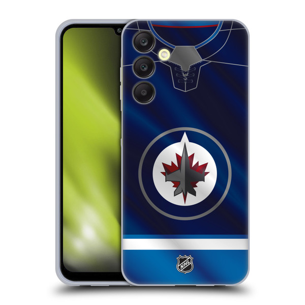 NHL Winnipeg Jets Jersey Soft Gel Case for Samsung Galaxy A25 5G