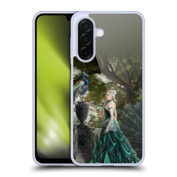 Nene Thomas Art Peacock & Princess In Emerald Soft Gel Case for Samsung Galaxy A26 5G
