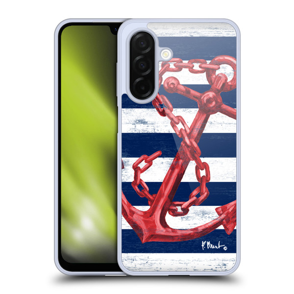 Paul Brent Nautical Westerly Anchor Red Soft Gel Case for Samsung Galaxy A26 5G