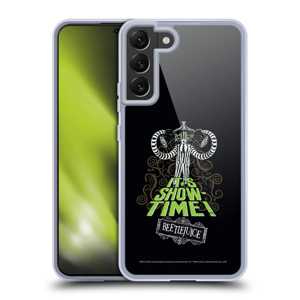 Beetlejuice Graphics Show Time Soft Gel Case for Samsung Galaxy S22+ 5G & MagSafe